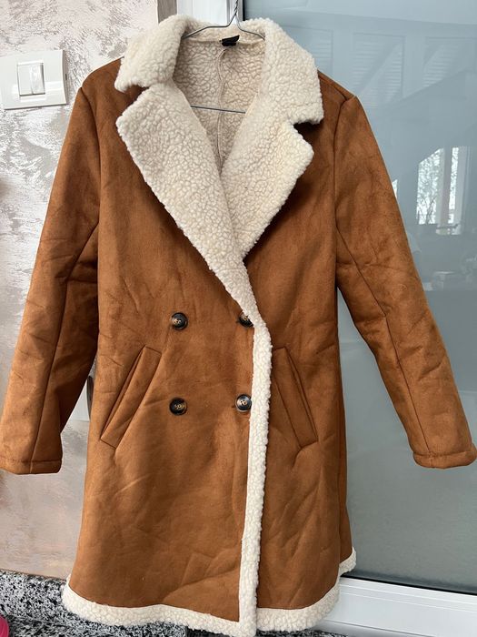 Palton imblanit Shein