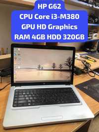 HP G62 Core i3 Офисный ноутбук