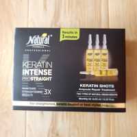 Fiole Keratina pentru repararea parului 4* 10 ml  Natural