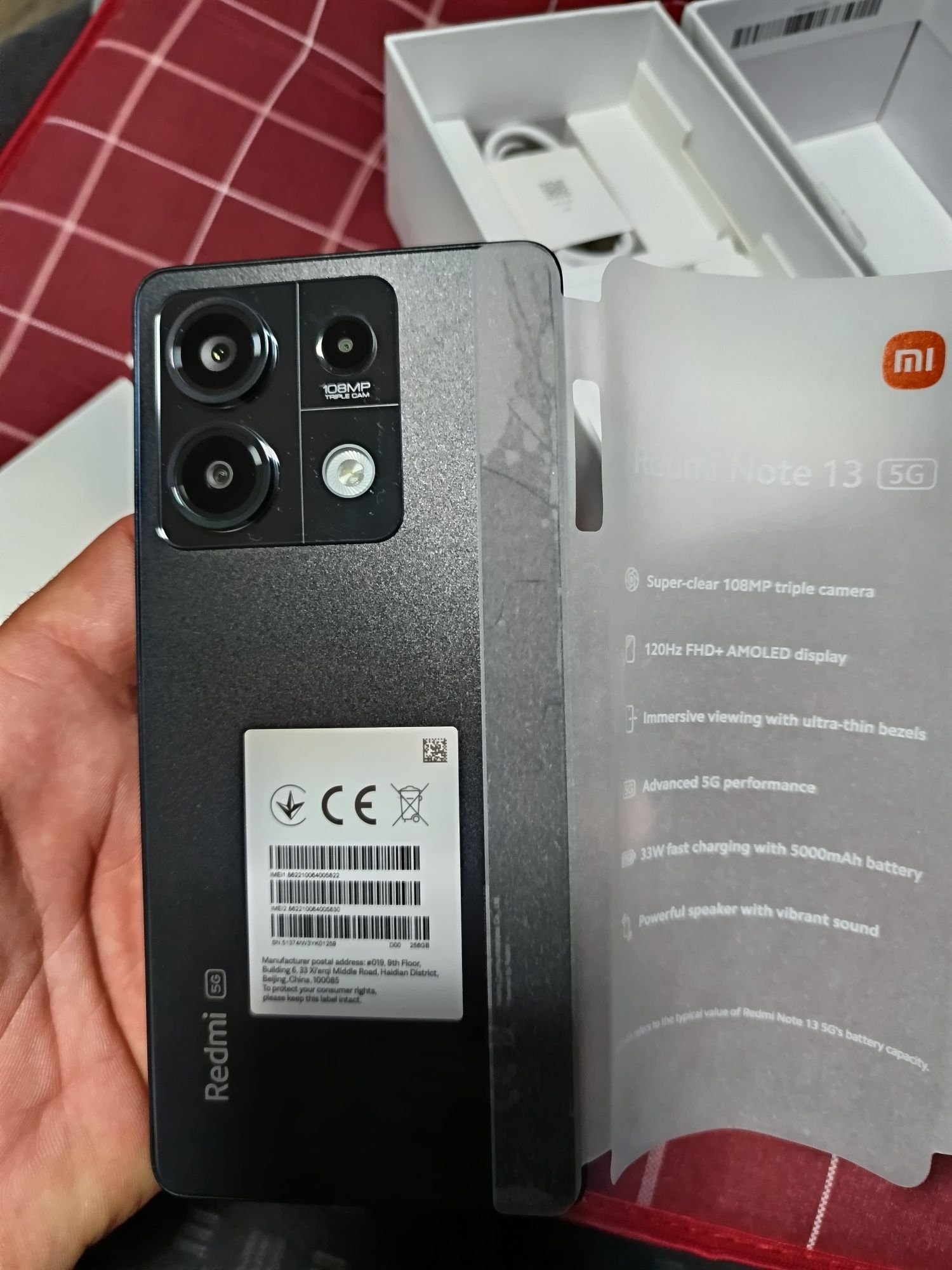 Redmi Note 13 5G nou Graphite black