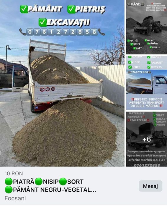 Piatră,Nisip,Sort,Pământ-Vegetal,Miniexvavator,Săpături,Excavații