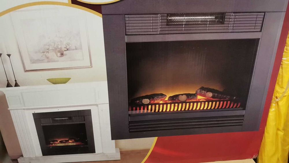 НОВА Електрическа камина с 3D ефект на пламъка - CHICAGO