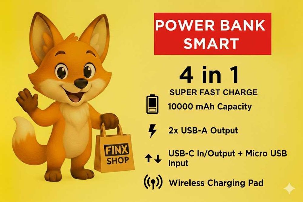 Power Bank 4 in 1 SUPER FAST CHARGE [#5193#]