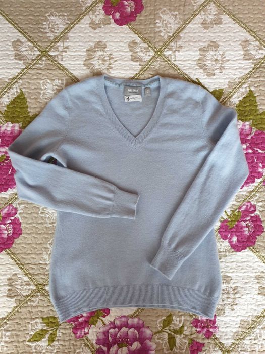 Pulover casmir albastru La Galeria