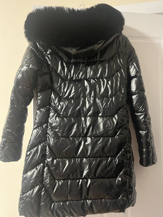 Зимно черно яке с пух