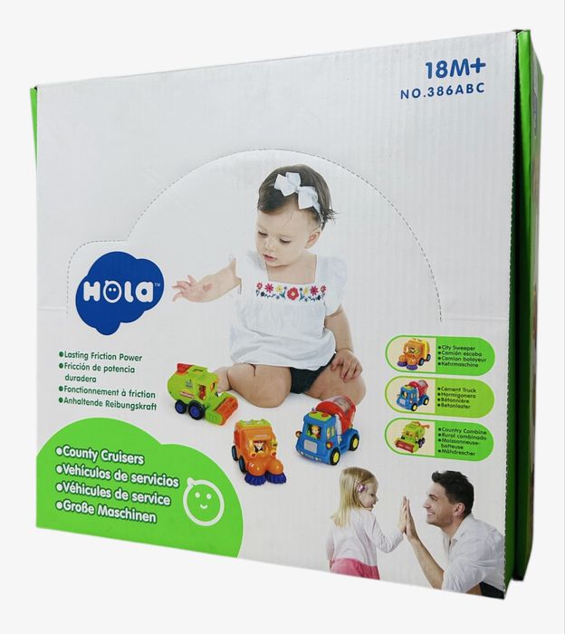 Игрушечная спецтехника Набор Подарки для детей Комбайн Бетономешалка