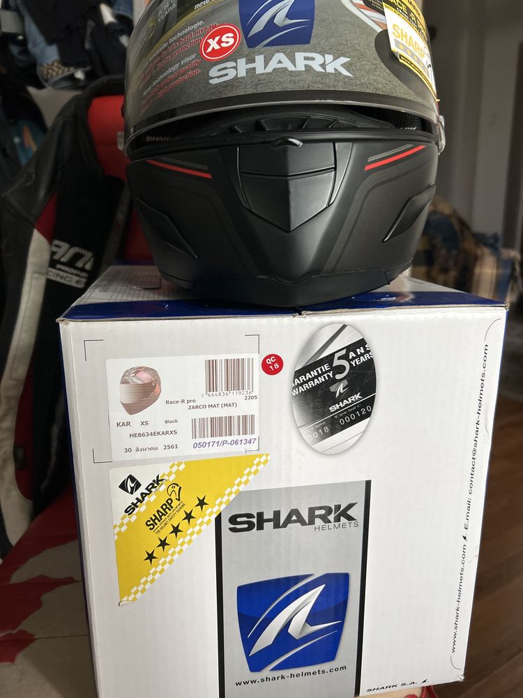 Casca moto shark race r pro xs