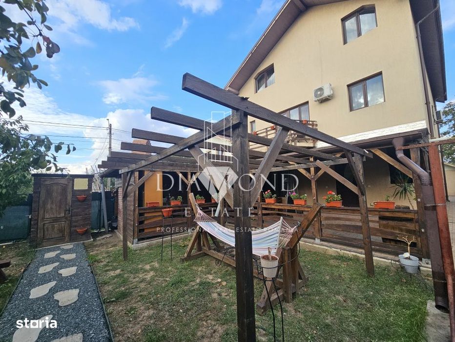 Afumati, vila individuala 7 camere rezidentiala sau HoReCa, curte 608m