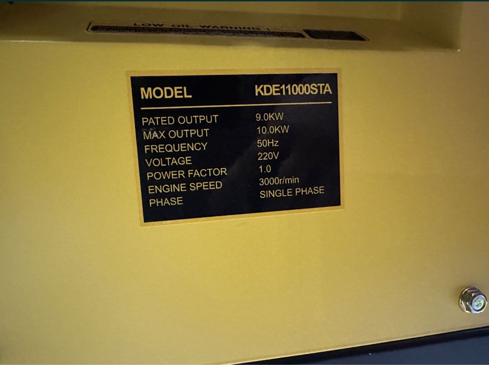 generatr 10kv 220v dizel rasrochka
