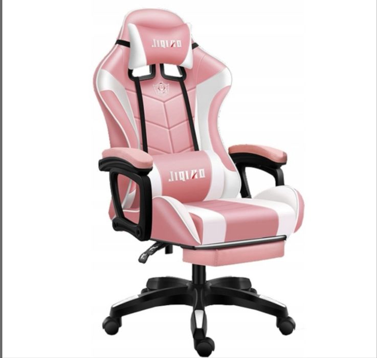 Scaun Gaming Roz – Comod, Elegant, cu Masaj