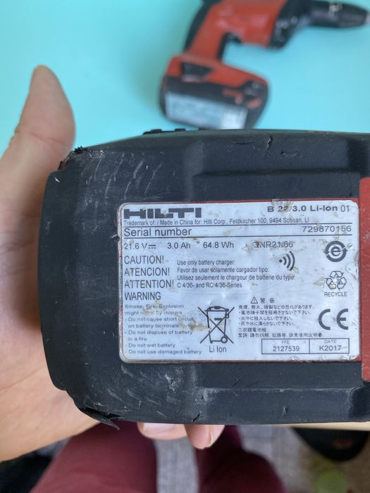 Hilti SD 5000-A22 - Акумулаторен винтоверт за гипсокартон с 2 батерии