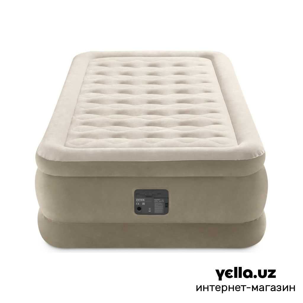 Новая надувная кровать Intex 64426 “Ultra Plush” (99х191х46) до 136кг