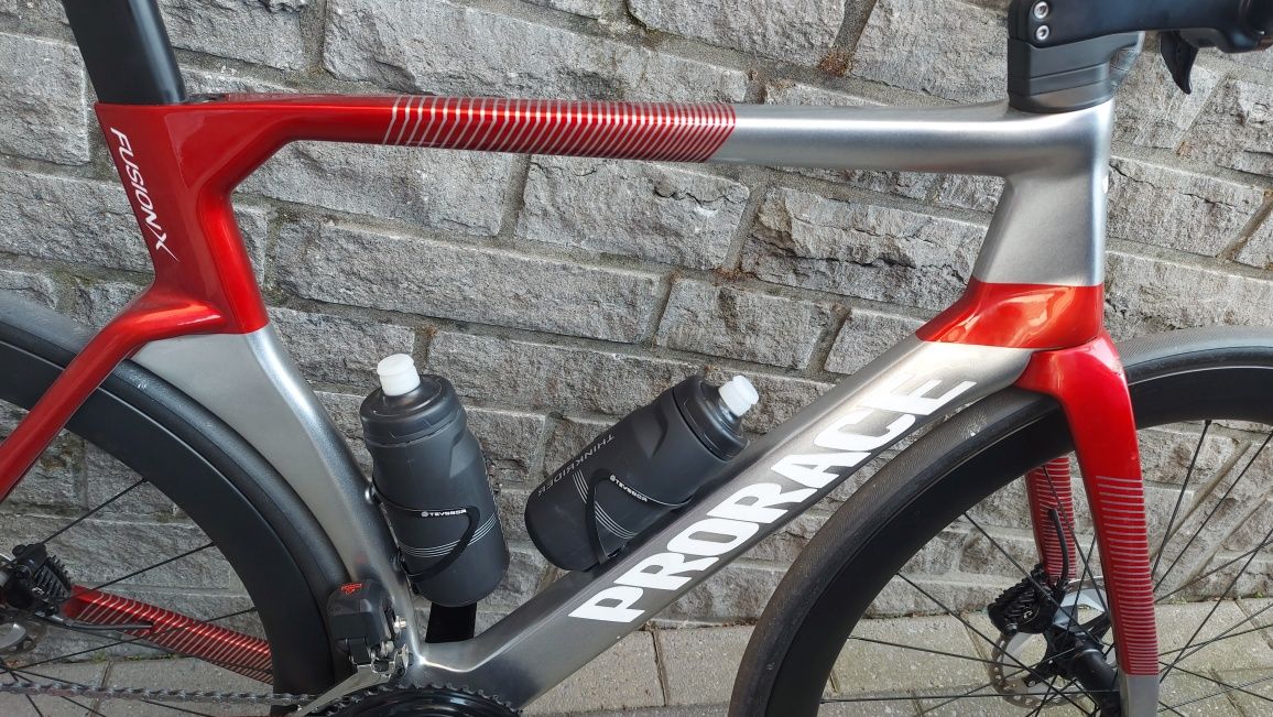 Bicicleta cursiera carbon Prorace Fusion X Medium Shimano Di2 105 12 v
