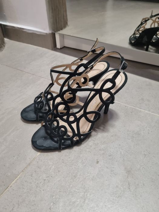 Sandale piele întoarsă