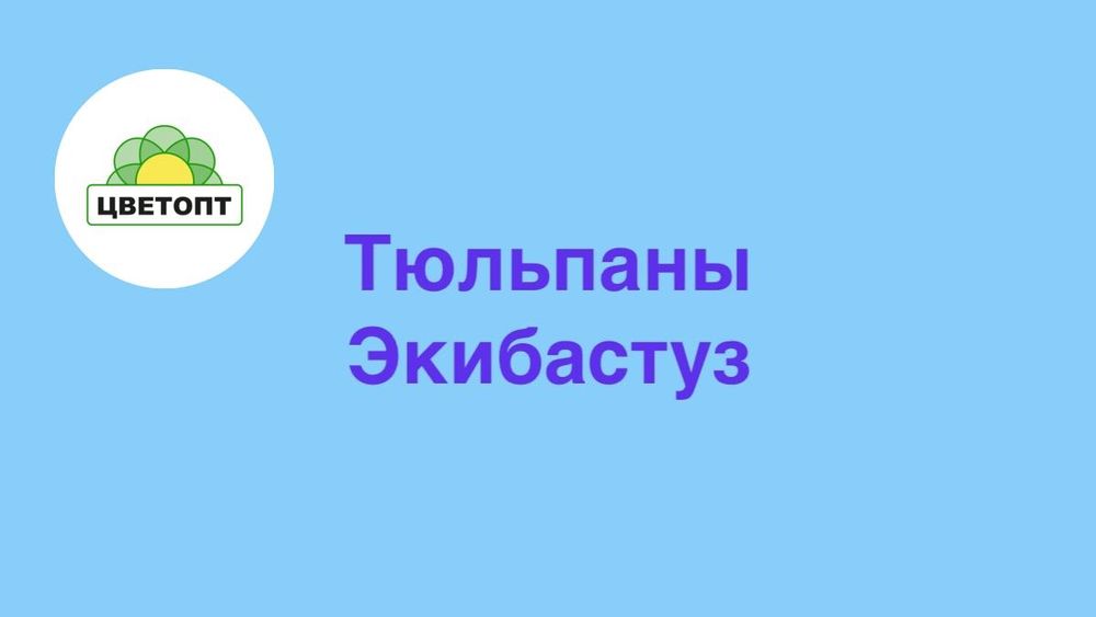 Тюльпаны оптом Экибастуз