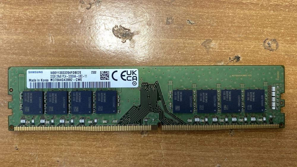Оперативная память samsung 32gb 2rx8 pc4-3200aa-ua2-11