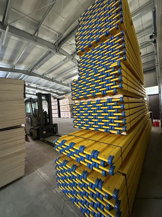 LANA IRU PU, cant albastru, cofraje tip doka, tego, placa galbena