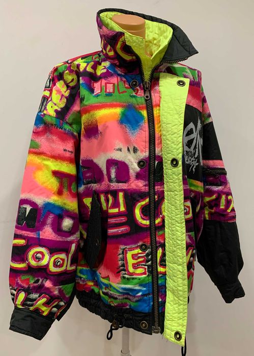 Geaca vintage Elho multicolora marimea L/XL