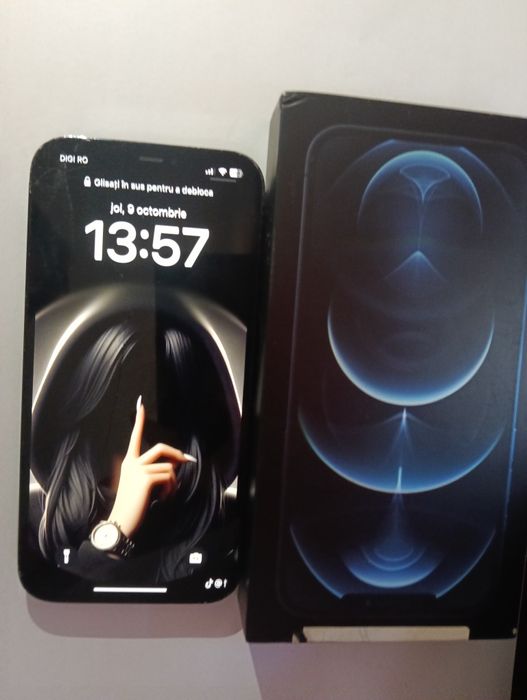 iPhone 12 Pro Max 128GB – Pacific Blue – 600 lei