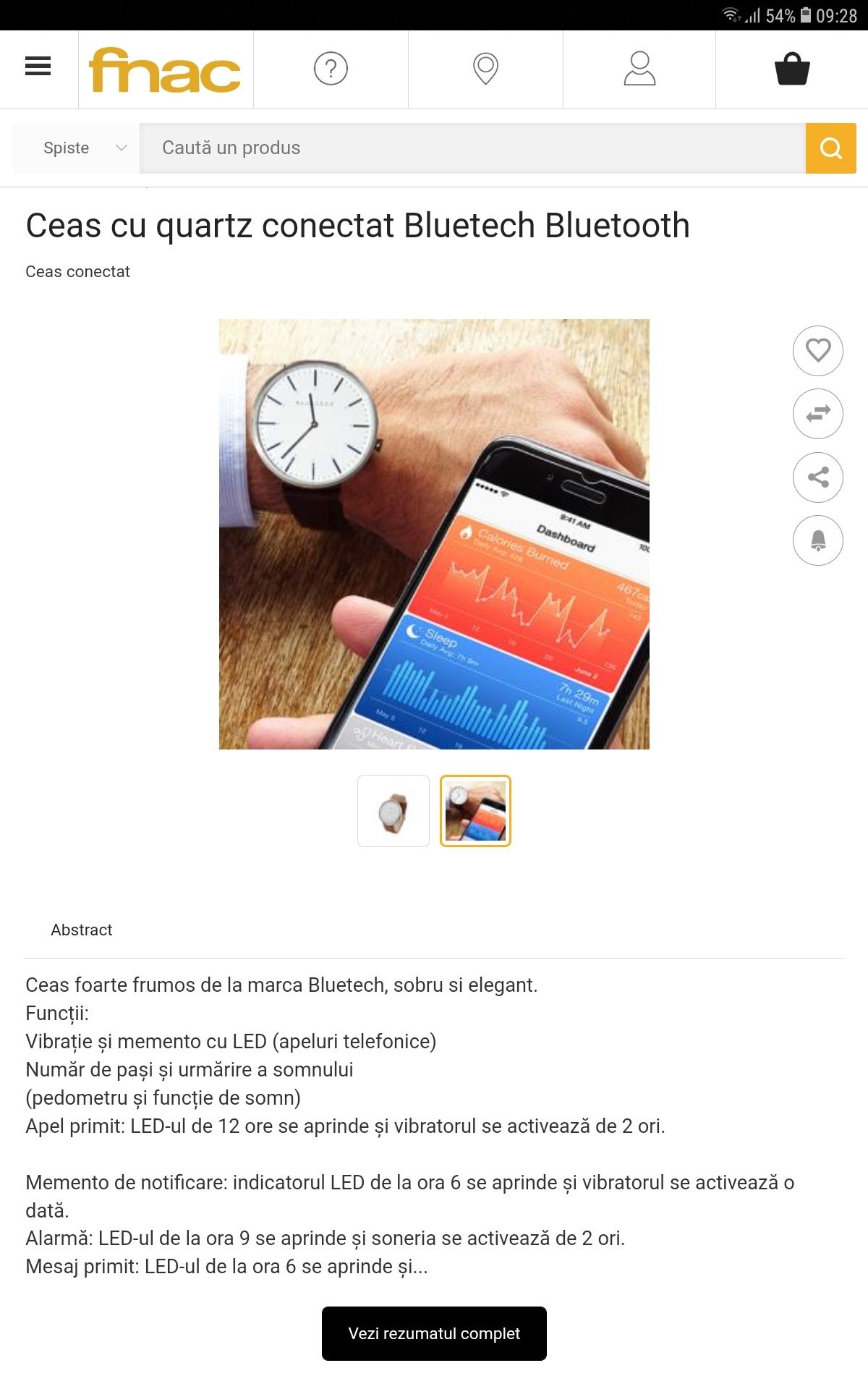 Ceas Bluetech bluetooth smartwatch