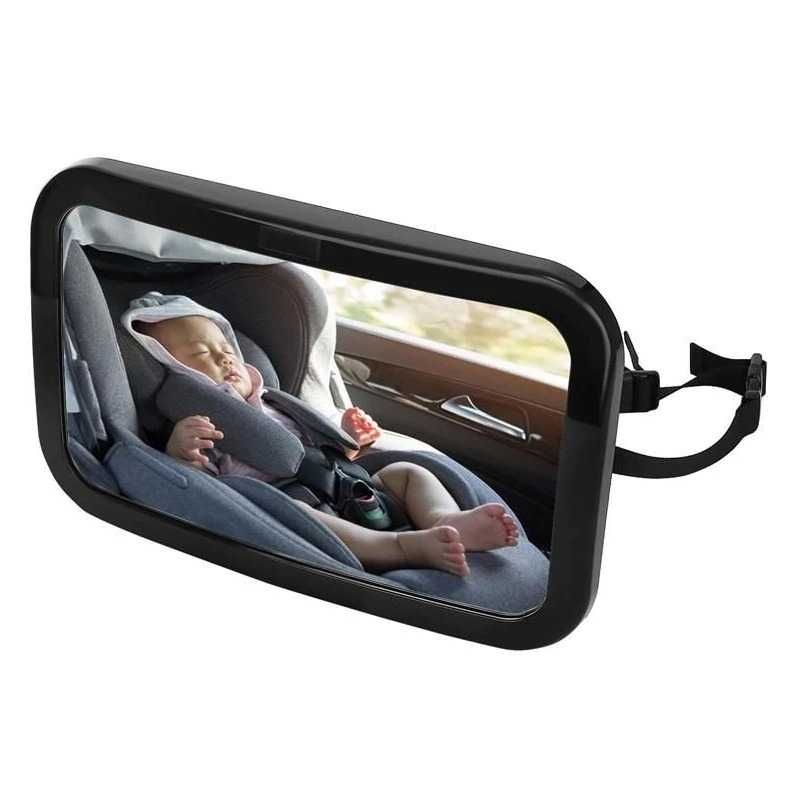 Oglinda auto supraveghere bebe, fixare tetiera