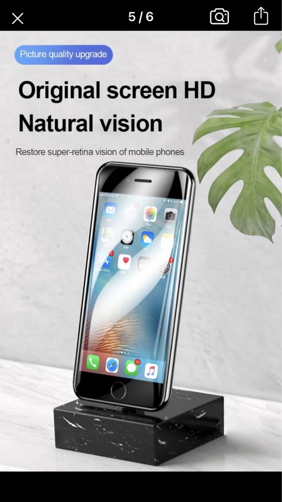 Folie sticla tempered glass pentru iphone 6 si iphone se 2020