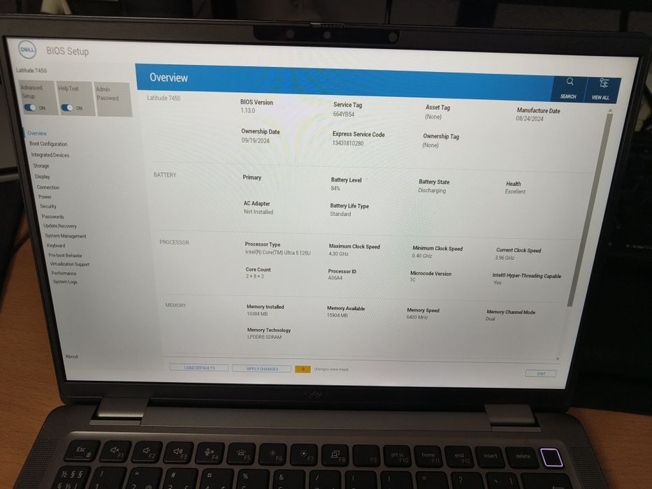 Laptop Dell Latitude 7450 2024 i5 Ultra
