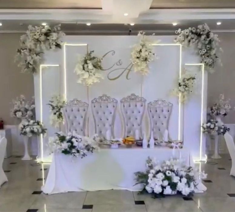 Оформление свадеб 35.000 тг