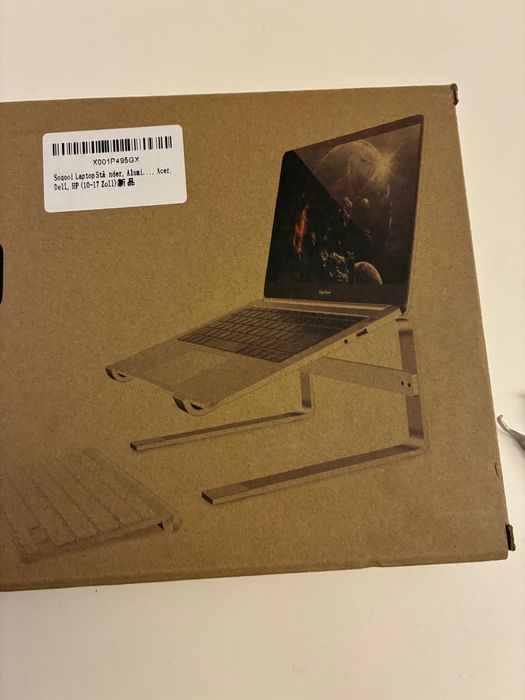 Лаптоп стойка алуминиева