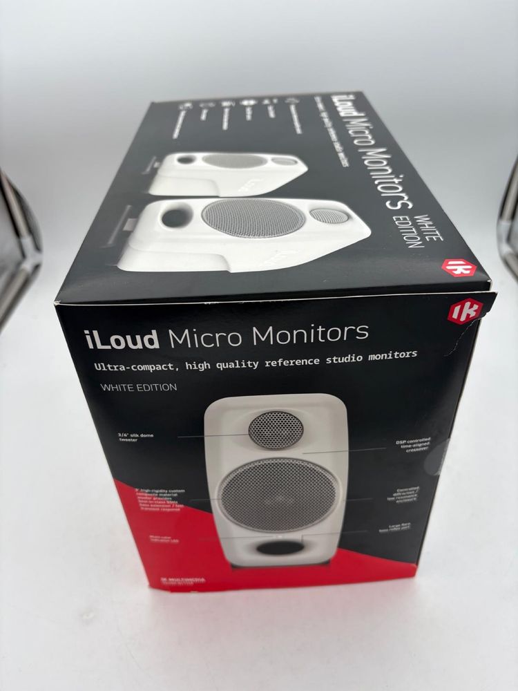 IK Multimedia iLoud Micro Monitor White, sigilate, transport ZERO