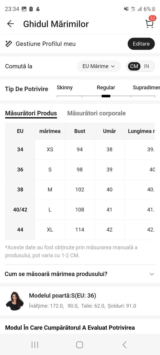 Costume de baie mărime mare