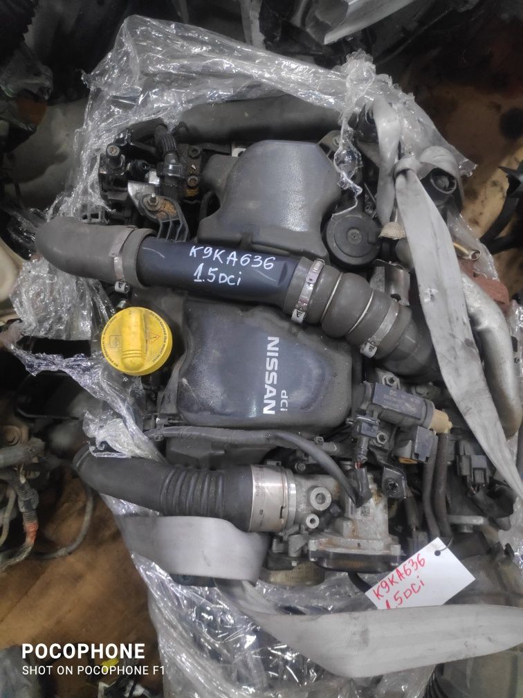 Двигател Renault - Nissan 1.5DCI / Рено - Нисан 1.5ДЦИ Код: K9K A636