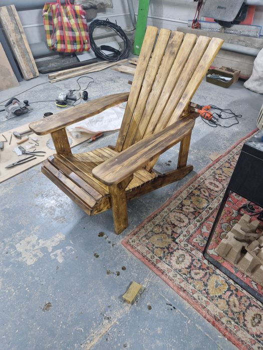 Садовое кресло одирондак