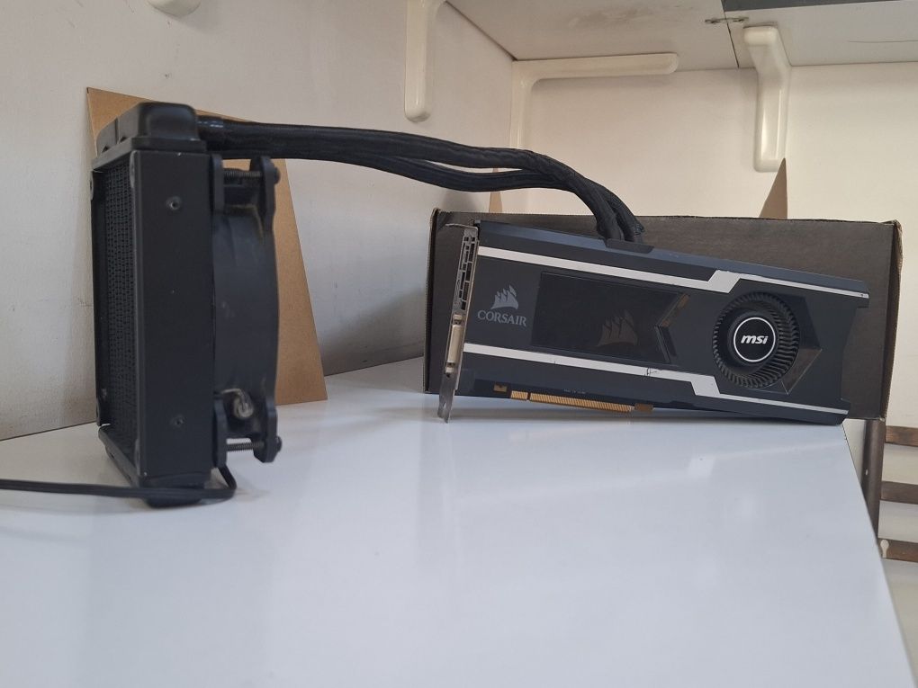 MSI Gtx 1080 ti sea hawk x на водяном охлаждении