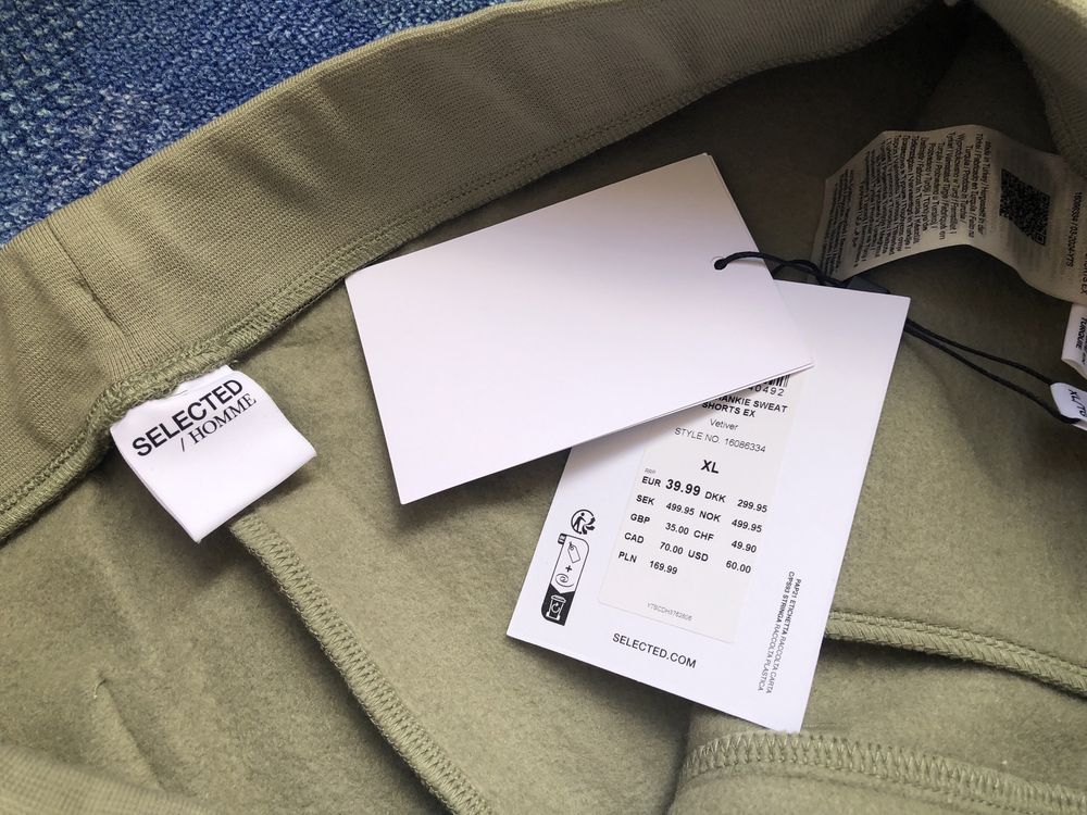 Selected Homme Shorts ОРИГИНАЛНИ мъжки къси панталони - XL-L