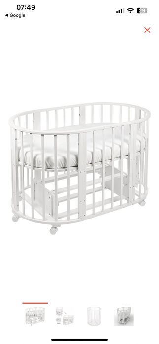 Детская кроватка трансформер