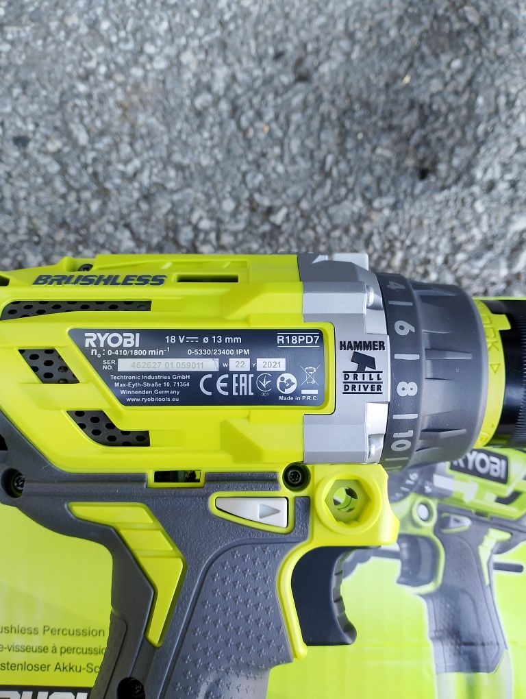 Безчетков винтоверт Ryobi 18волта