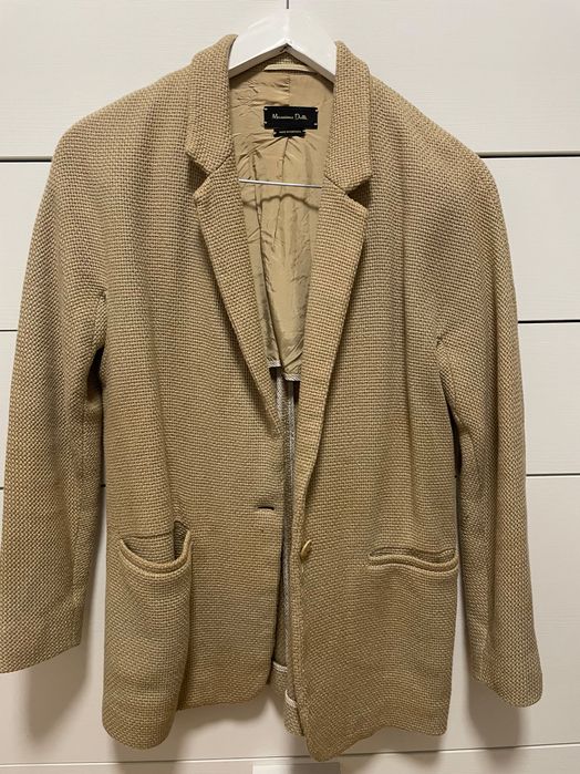 Sacou bej Massimo Dutti S