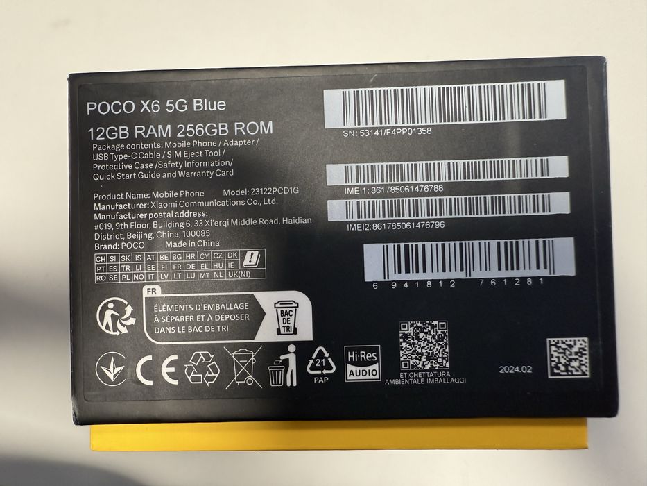 Telefon poco x6 5G