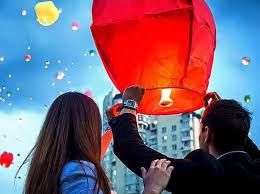 Небесные фонарики желаний