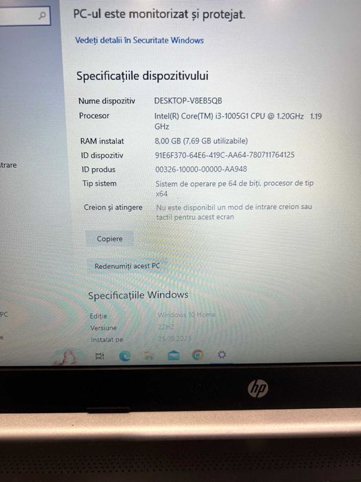 Laptop HP 14s-dq1009nf, 256GB SSD/8GB RAM!