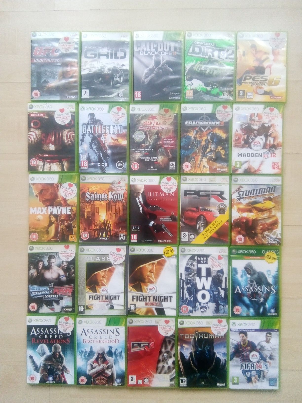 [STOC NOU] Vând 75 jocuri originale pentru Xbox 360 //poze reale