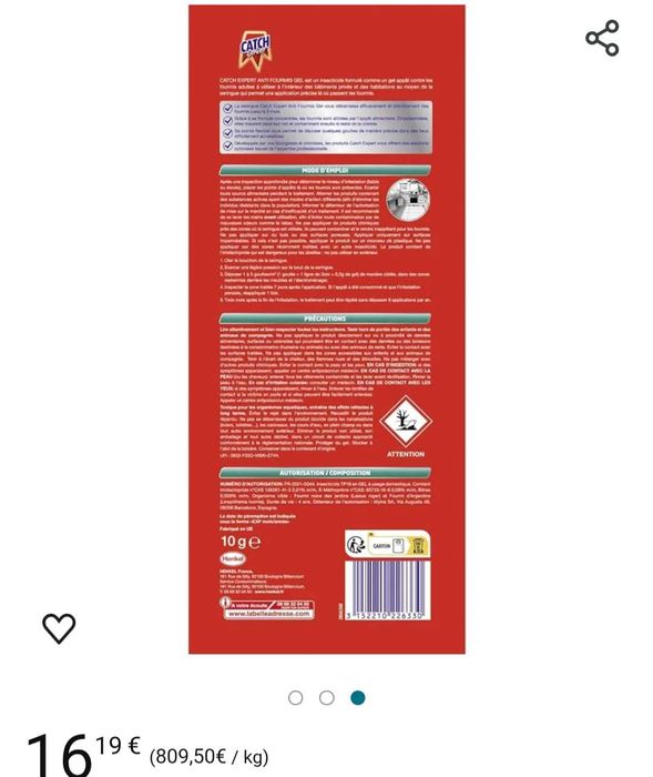 30seturi CATCH Gel anti furnici,gandaci,plosniteetc ,dispariție garant