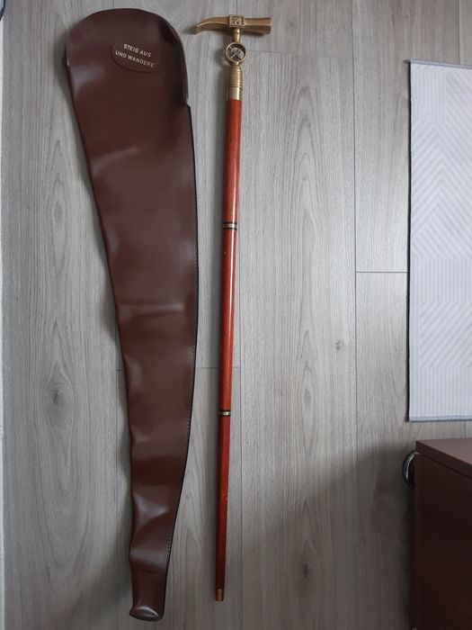 Baston cu cap de bronz