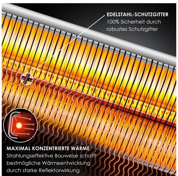 Свободностоящ инфрачервен нагревател за вътрешна и външна употреба