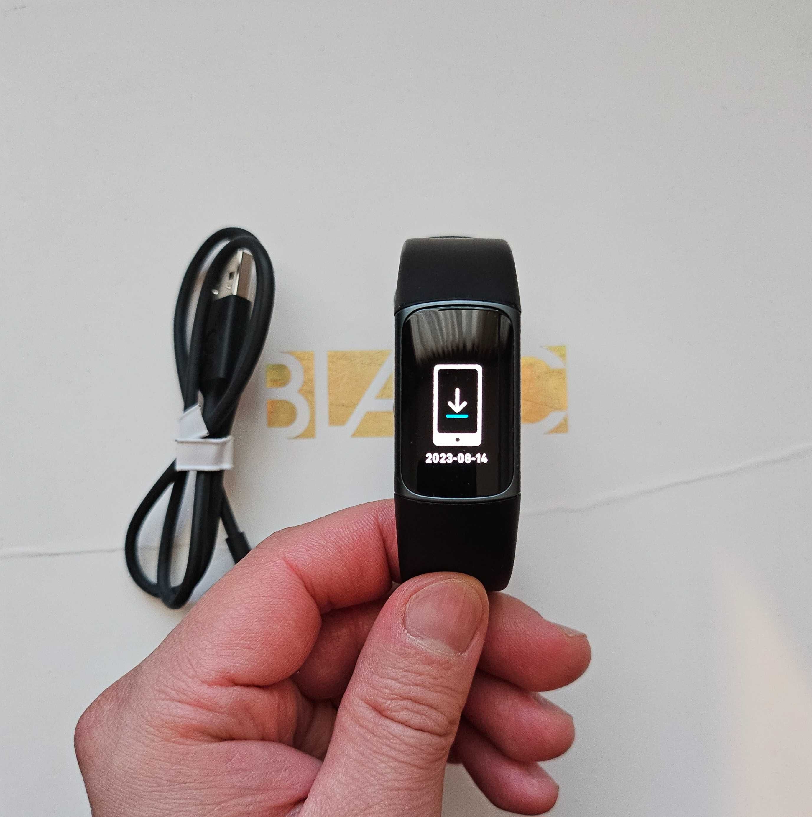 Смарт гривна Fitbit - Charge 5, 1.04", черна