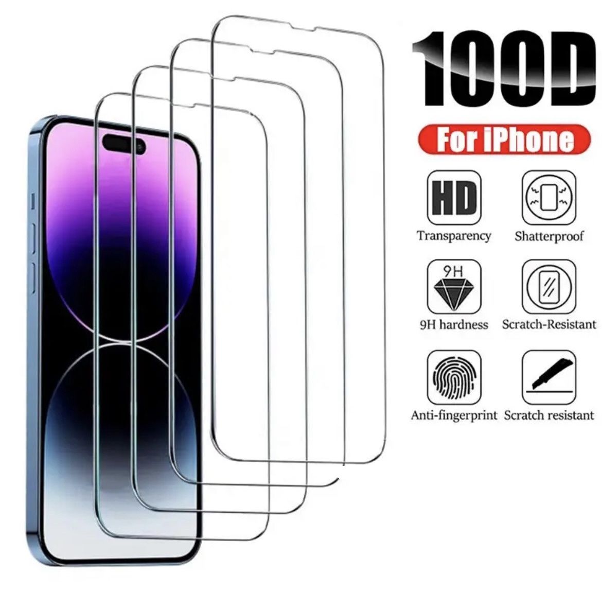 ПРОМОЦИЯ Стъклен протектор и кейс за Iphone