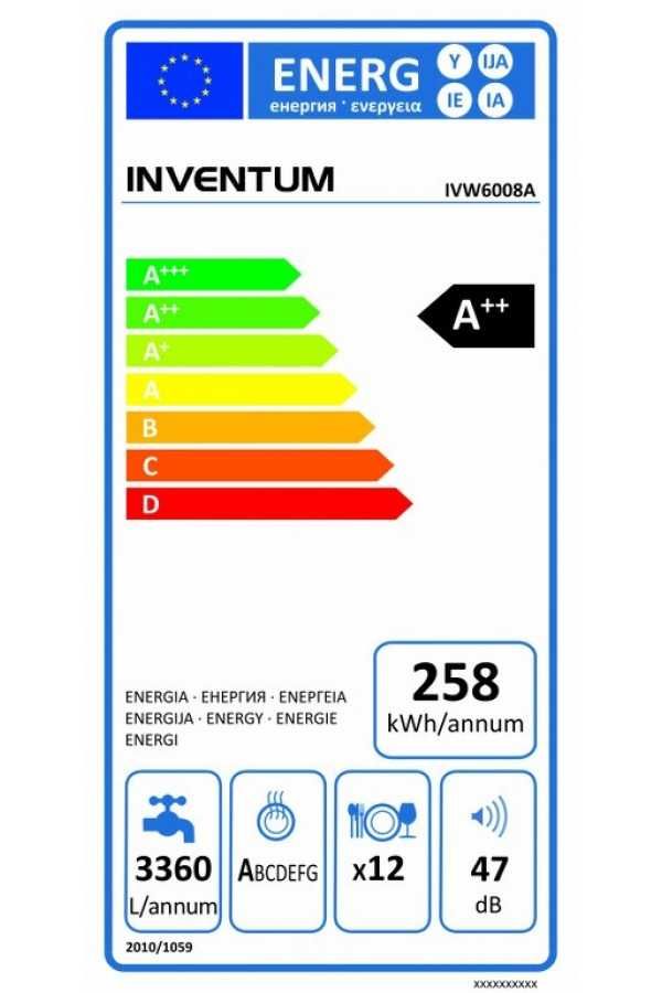 Съдомиялна за вграждане Inventum IVW6035A02 II код 843