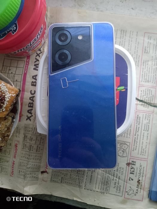Tecno Pova 5  tel yangi holatda ekan almashgan