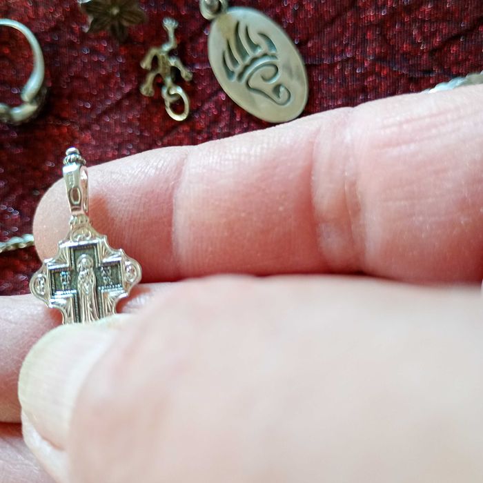 Сребърна висулка меча лапа